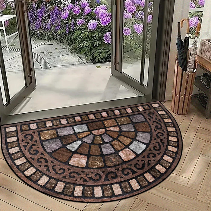 Rutschfeste Fußmatte im amerikanischen Retro-Stil für Haustür, Küche und Bad – 40 × 60 bis 60 × 90 cm, Flanell, saugfähig, verschleißfest, 7 Motive
