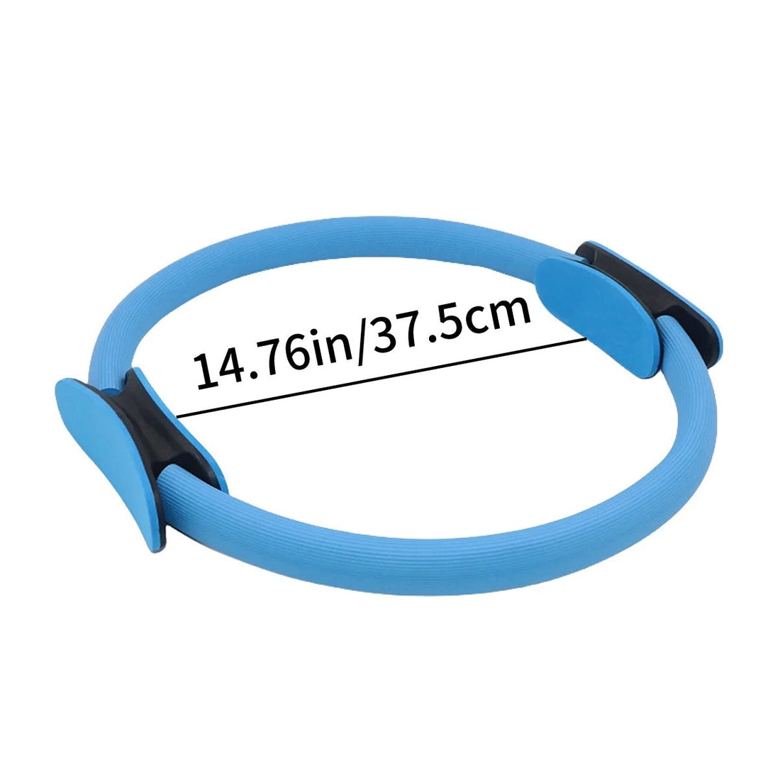 Pilates-Ring mit Glasfaserkern und beidseitigen EVA-Schaumgriffen für Training zu Hause, im Studio und unterwegs – Ø 35 cm, rutschfest, 3 Farben