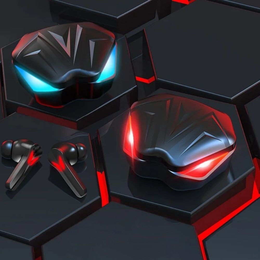 Kabellose Gaming-Ohrhörer mit Mikrofon für Smartphone, Spiele und Anrufe – kompakte In-Ear-Kopfhörer für unterwegs