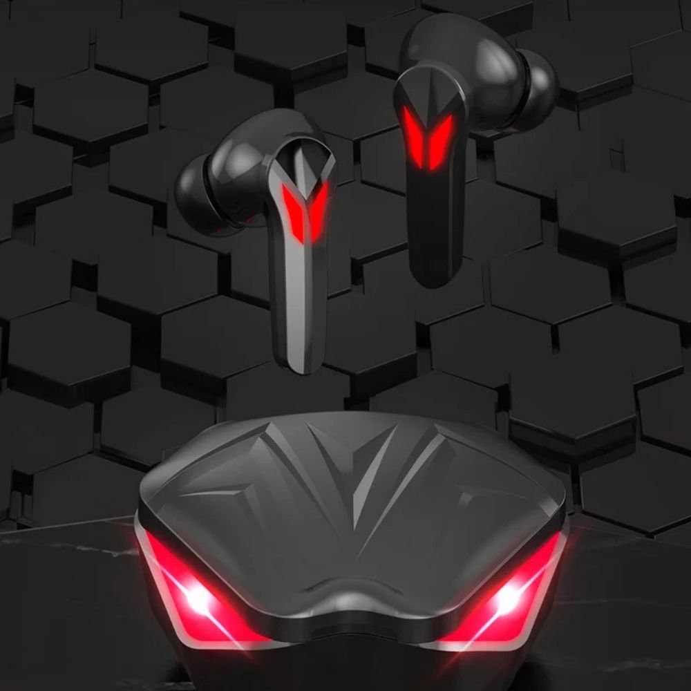 Kabellose Gaming-Ohrhörer mit Mikrofon für Smartphone, Spiele und Anrufe – kompakte In-Ear-Kopfhörer für unterwegs