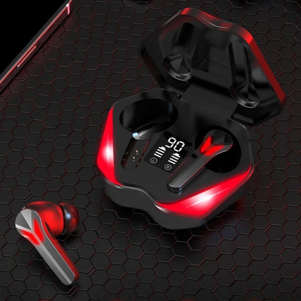 Kabellose Gaming-Ohrhörer mit Mikrofon für Smartphone, Spiele und Anrufe – kompakte In-Ear-Kopfhörer für unterwegs