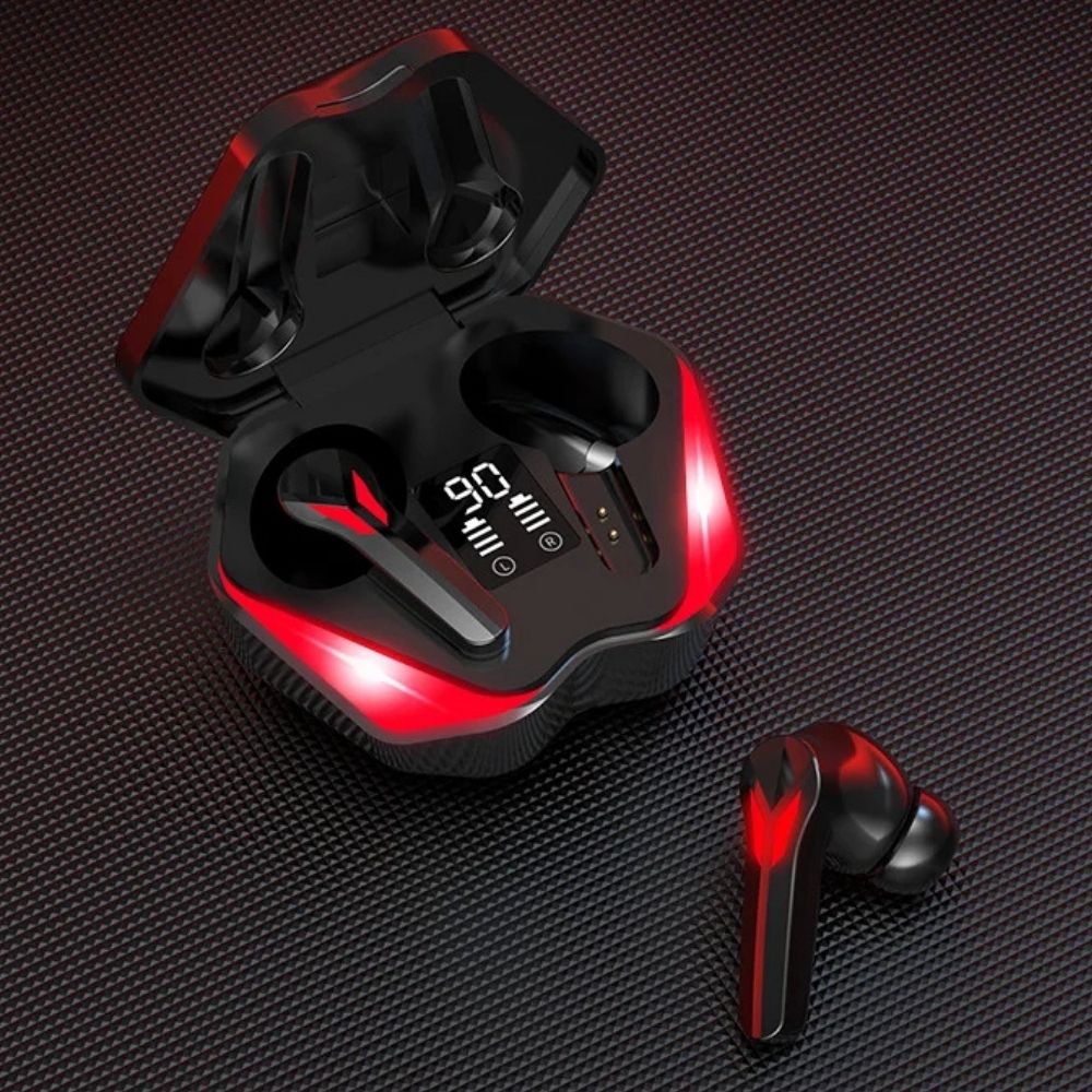 Kabellose Gaming-Ohrhörer mit Mikrofon für Smartphone, Spiele und Anrufe – kompakte In-Ear-Kopfhörer für unterwegs