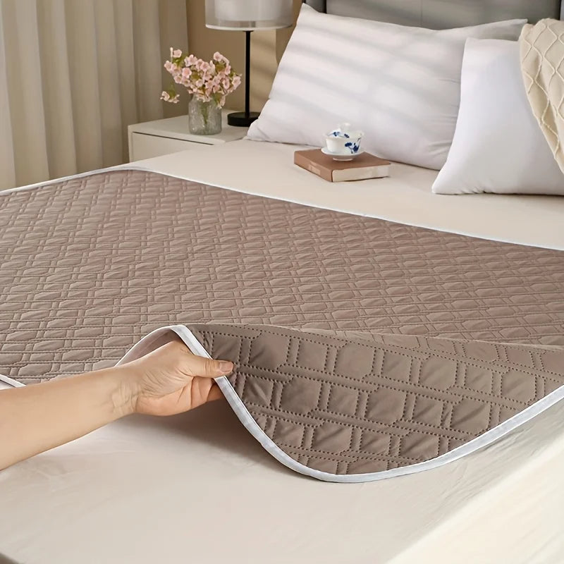 Waschbare Inkontinenz-Bettunterlage für Bett, Sofa und Haustiere – 50 × 70 oder 70 × 90 cm, 4 Lagen, wasserdicht, rutschfest, Schwarz oder Grau