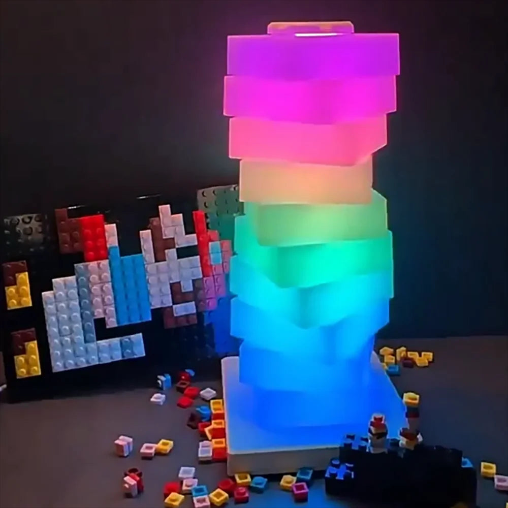 RGB-LED-Nachttischlampe mit Touch-Bedienung für Schlafzimmer und Schreibtisch – 16 Farben, dimmbar, mit Akku oder Kabel, eckig oder rund, Weiß
