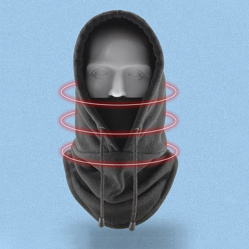 Fleece-Sturmhaube für den Winter für Skifahren, Radfahren und Arbeit im Freien – Kopf, Gesicht und Hals, in 5 Farben