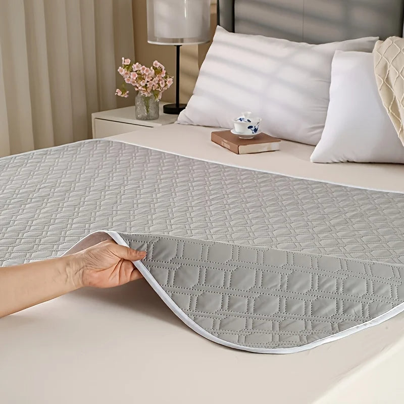 Waschbare Inkontinenz-Bettunterlage für Bett, Sofa und Haustiere – 50 × 70 oder 70 × 90 cm, 4 Lagen, wasserdicht, rutschfest, Schwarz oder Grau