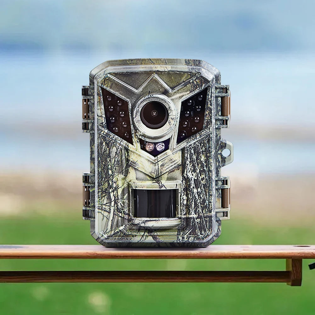 Wildkamera mit Farbdisplay und Nachtsicht für Jagd und Grundstücksschutz – 16 MP, 1080p, 0,2 s Auslösung, IP66, -20 bis 70 °C