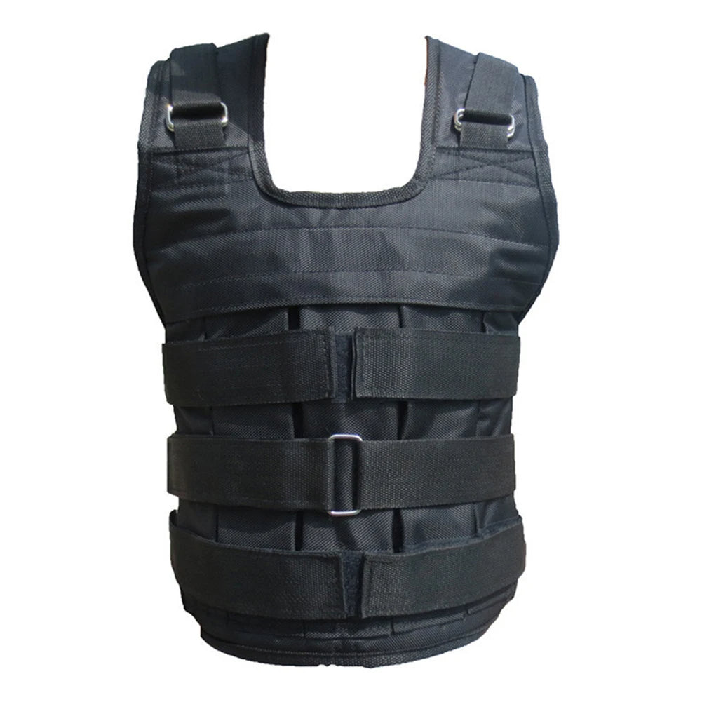 Flache Gewichtsweste aus Oxford-Gewebe für Gehen, Laufen und Training zu Hause – 45 × 38 × 3 cm, doppelter Hüftgurt, für Stahlplatten