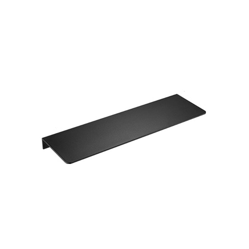 Schwebendes Wandregal aus Aluminium mit verdeckter Halterung für Bad, Küche und Wohnzimmer – 30, 40 oder 50 cm, rechteckig, Schwarz oder Weiß