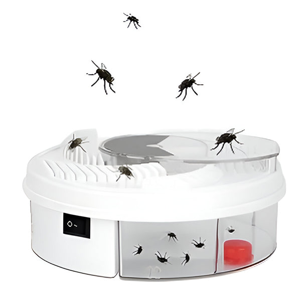 USB-Fliegenfalle mit 360°-Fangsystem für Küche, Esszimmer und Büro – ohne Chemie, leise, stromsparend, wiederverwendbar, leicht zu leeren