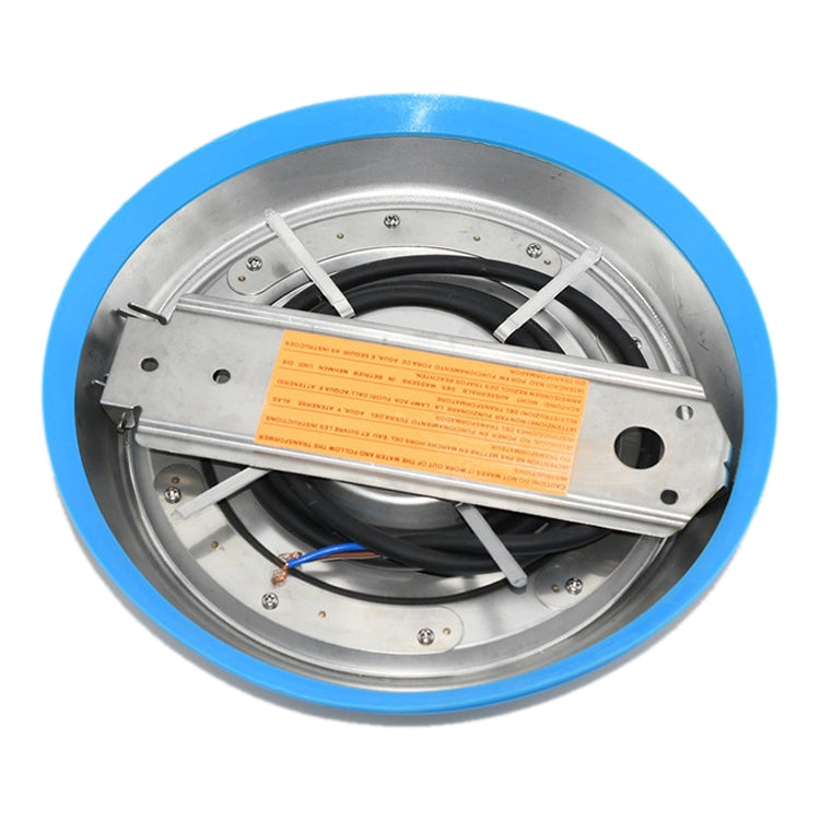LED-Poolleuchte aus Edelstahl zur Wandmontage für Pool, Brunnen und Außenanlagen – 15 W, 12 V, IP68, Unterwasserleuchte, ca. 30 × 30 × 7 cm