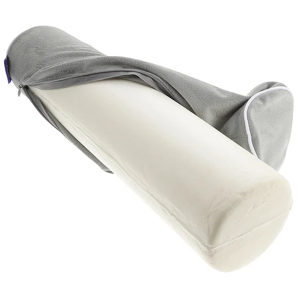 Nackenrolle aus Memory-Schaum mit Baumwollbezug für Schlaf und Ruhepausen – 45 cm lang, 8, 11 oder 15 cm breit, formanpassend, atmungsaktiv