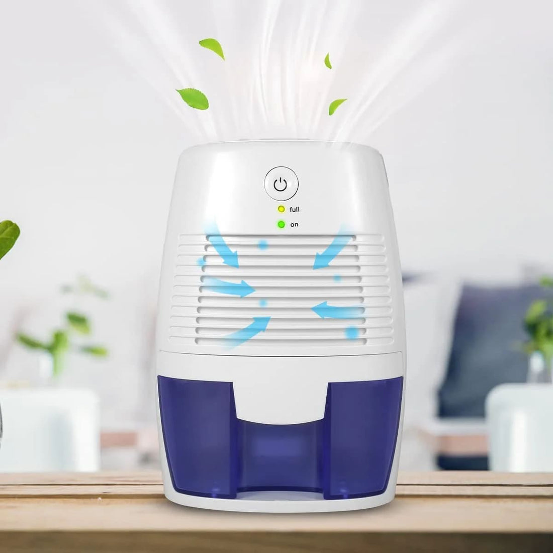 Elektrischer Luftentfeuchter mit Peltier-Element für Bad, Keller und Schrank – bis 250 ml pro Tag, 0,5-l-Tank, 36 W, automatische Abschaltung