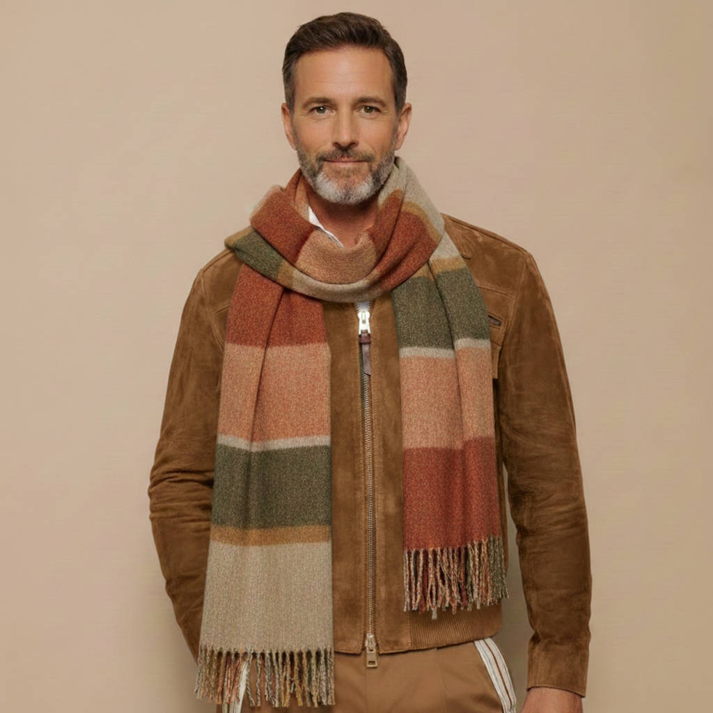 Herren-Retrojacke in Wildleder-Optik für Herbst, Alltag und Freizeit – Größen S bis 3XL, Grün, Braun oder Marineblau