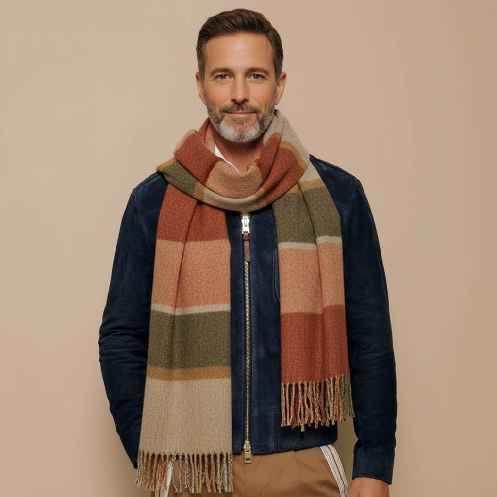 Herren-Retrojacke in Wildleder-Optik für Herbst, Alltag und Freizeit – Größen S bis 3XL, Grün, Braun oder Marineblau