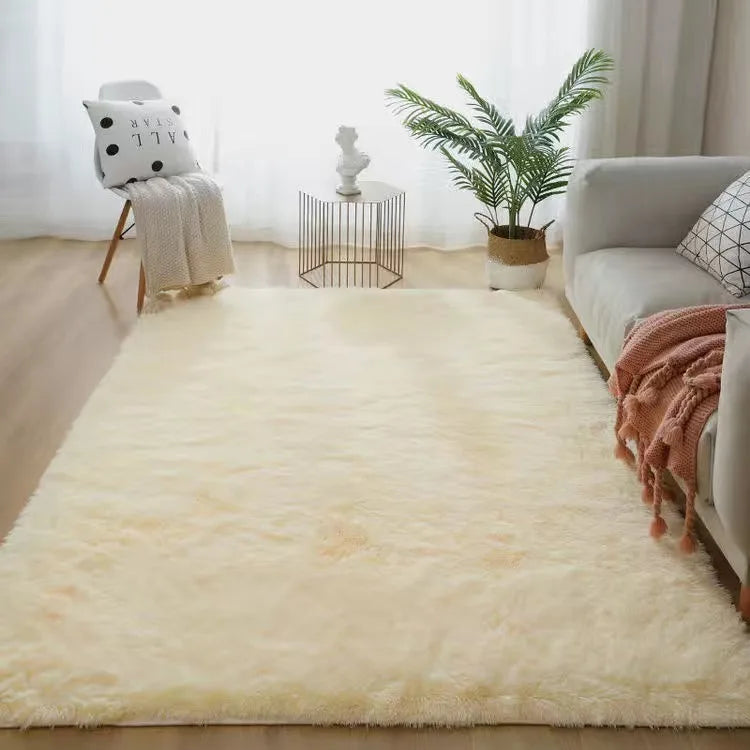 Shaggy-Teppich uni oder mit Zickzackmuster für Wohnzimmer, Schlafzimmer und Kinderzimmer – 40 × 60 bis 160 × 230 cm, ca. 4 cm Flor, 18 Farben