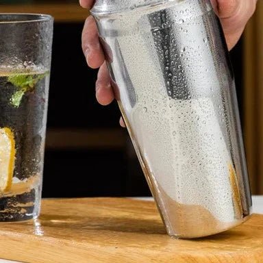 Cocktail-Set 10-teilig für die Hausbar mit abgestimmten Barwerkzeugen – elegante Barausstattung in Gold oder Silber