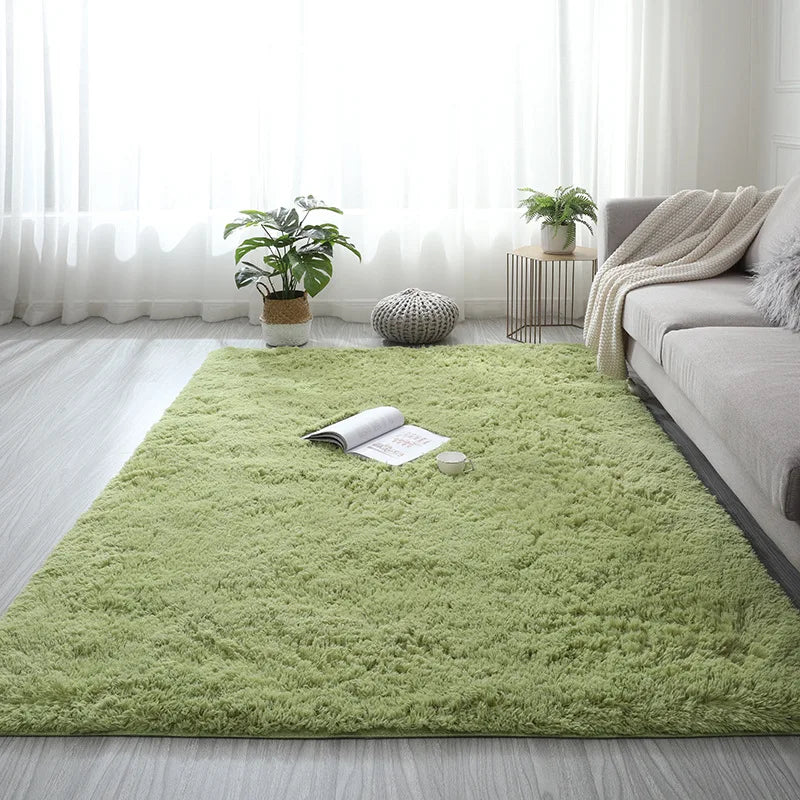 Shaggy-Teppich uni oder mit Zickzackmuster für Wohnzimmer, Schlafzimmer und Kinderzimmer – 40 × 60 bis 160 × 230 cm, ca. 4 cm Flor, 18 Farben