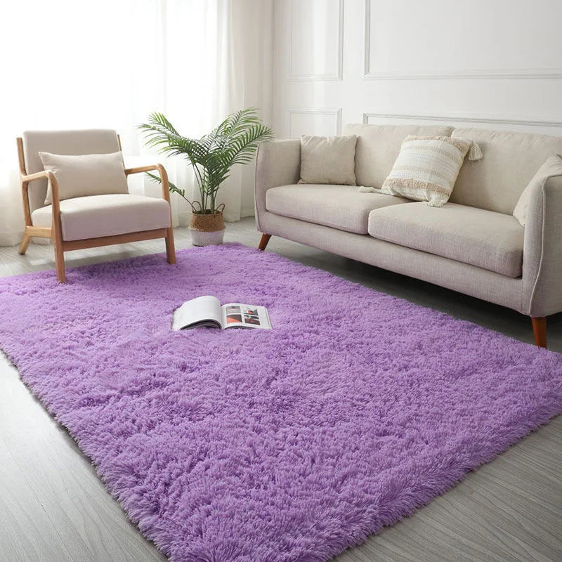 Shaggy-Teppich uni oder mit Zickzackmuster für Wohnzimmer, Schlafzimmer und Kinderzimmer – 40 × 60 bis 160 × 230 cm, ca. 4 cm Flor, 18 Farben