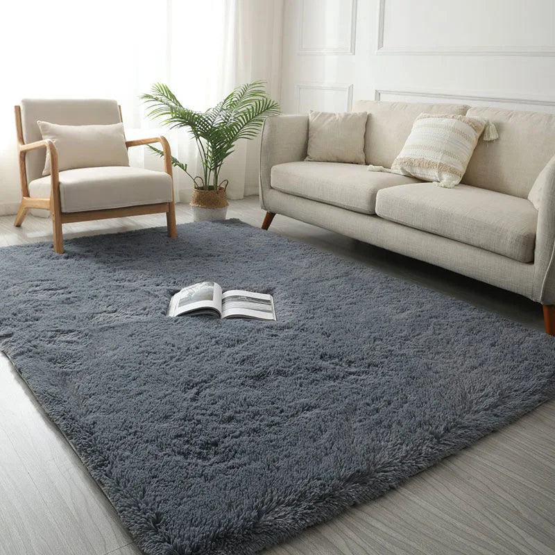 Shaggy-Teppich uni oder mit Zickzackmuster für Wohnzimmer, Schlafzimmer und Kinderzimmer – 40 × 60 bis 160 × 230 cm, ca. 4 cm Flor, 18 Farben