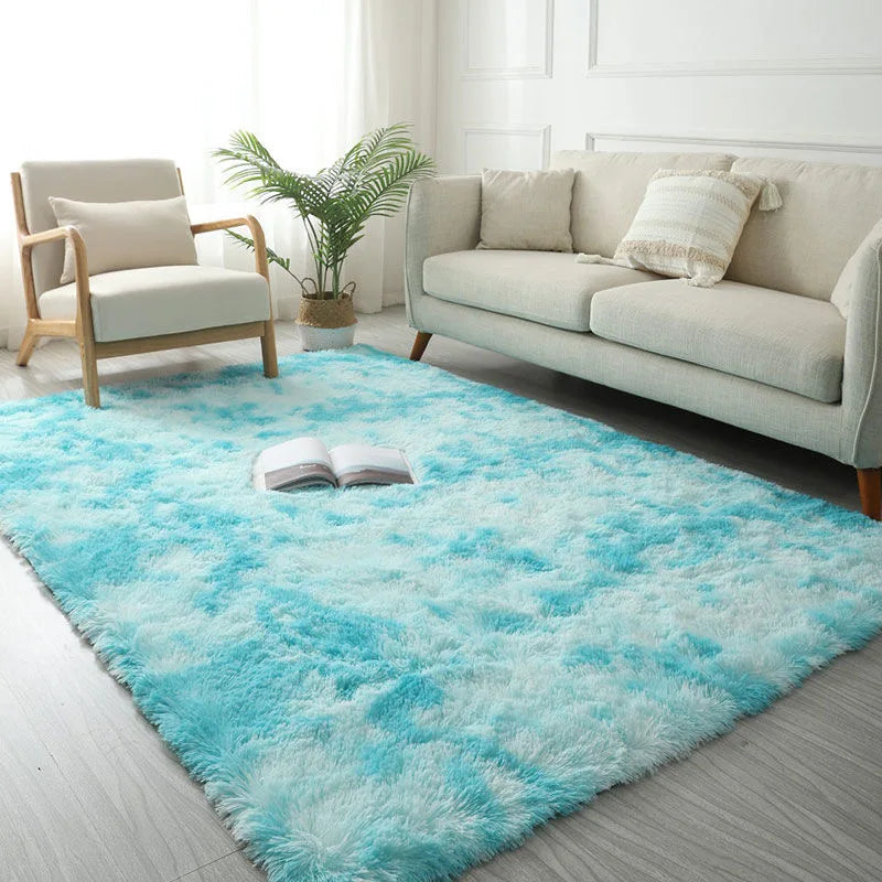 Shaggy-Teppich uni oder mit Zickzackmuster für Wohnzimmer, Schlafzimmer und Kinderzimmer – 40 × 60 bis 160 × 230 cm, ca. 4 cm Flor, 18 Farben