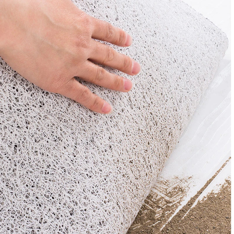 Zuschneidbare Schlingenmatte aus PVC mit geometrischem Muster für Eingang und Flur – 16 Größen ab 60 × 90 cm, wasserdicht, rutschfest, 13 Motive