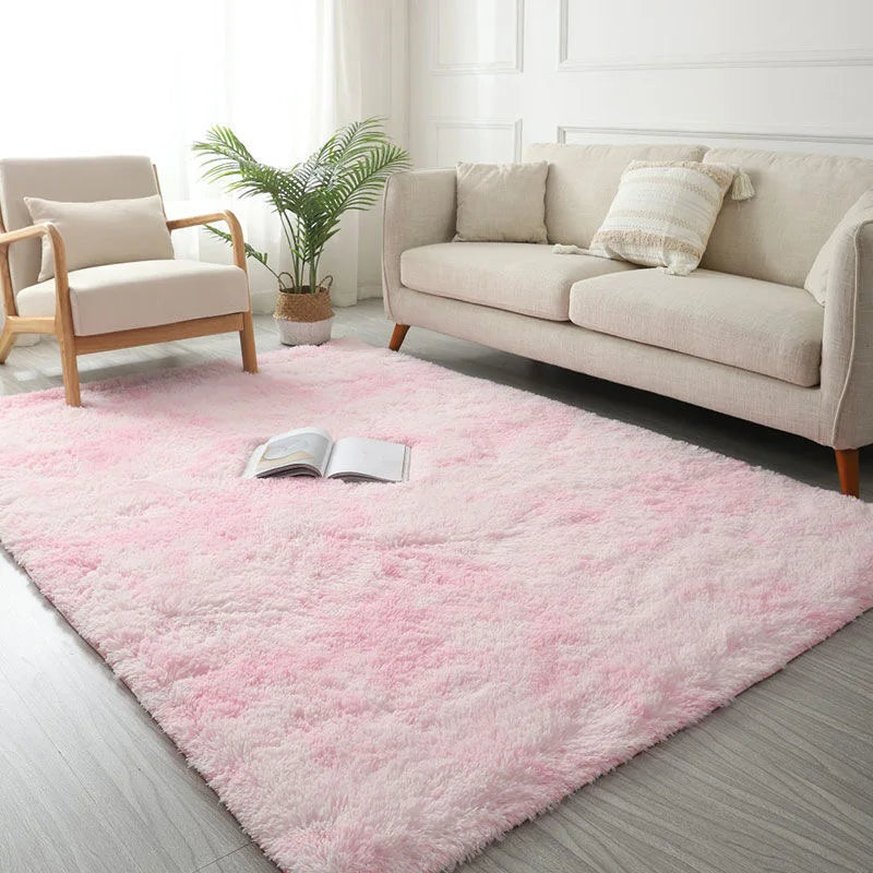 Shaggy-Teppich uni oder mit Zickzackmuster für Wohnzimmer, Schlafzimmer und Kinderzimmer – 40 × 60 bis 160 × 230 cm, ca. 4 cm Flor, 18 Farben