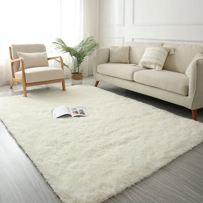 Shaggy-Teppich uni oder mit Zickzackmuster für Wohnzimmer, Schlafzimmer und Kinderzimmer – 40 × 60 bis 160 × 230 cm, ca. 4 cm Flor, 18 Farben
