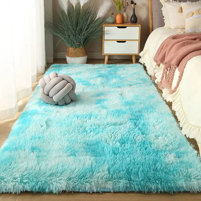 Dicker Hochflor-Teppich für Wohnzimmer, Couchtisch und Mädchenzimmer – 50 × 80 bis 160 × 230 cm, rechteckig, flauschig, rutschfest, 15 Farben