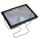 Ganzseiten-Leselupe mit Beleuchtung und klappbaren Beinen für Zeitung, Bücher und Handarbeit – ca. 23,7 × 15,7 cm, 11,5 cm hoch, USB-Kabel, Schwarz