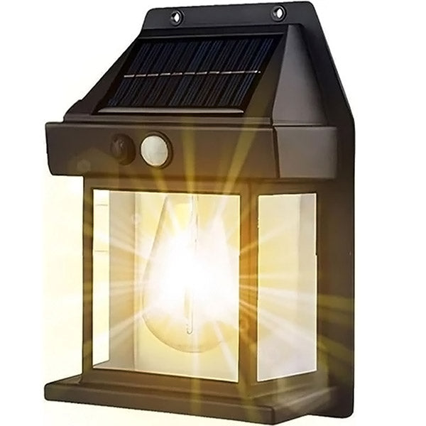Solar-LED-Außenleuchte mit Bewegungsmelder für Einfahrt, Gartenweg und Terrasse – warmweiß, kabellos, wetterfest, ohne Stromanschluss