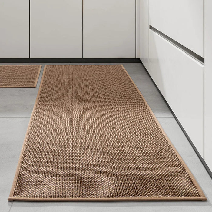 Gewebter Küchenläufer mit Gummirücken für Küche, Spüle und Eingang – 44 × 75 bis 90 × 160 cm, rutschfest, saugfähig, waschbar, 3 Farben
