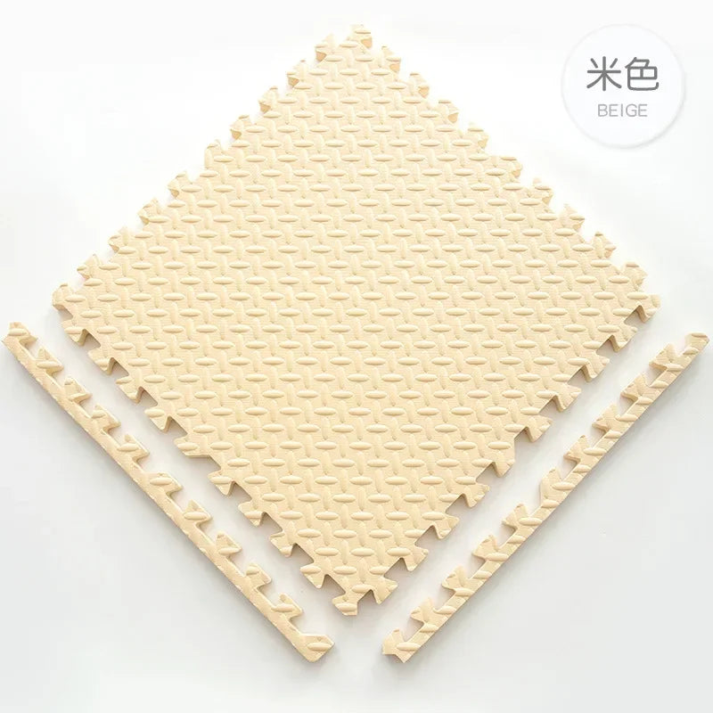 Puzzlematte aus EVA-Schaum als Spielmatte für Baby und Kinderzimmer – 30 × 30 cm je Platte, 1 cm dick, BPA-frei, 1 bis 16 Stück, 8 Farben