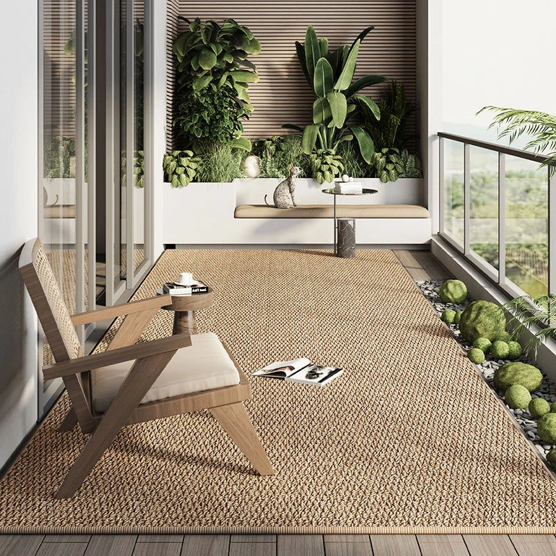 Teppich im japanischen Wabi-Sabi-Stil aus weicher Anti-Falten-Faser für Wohnzimmer und Schlafzimmer – 50 × 80 bis 200 × 300 cm, fusselfrei, 5 Farben