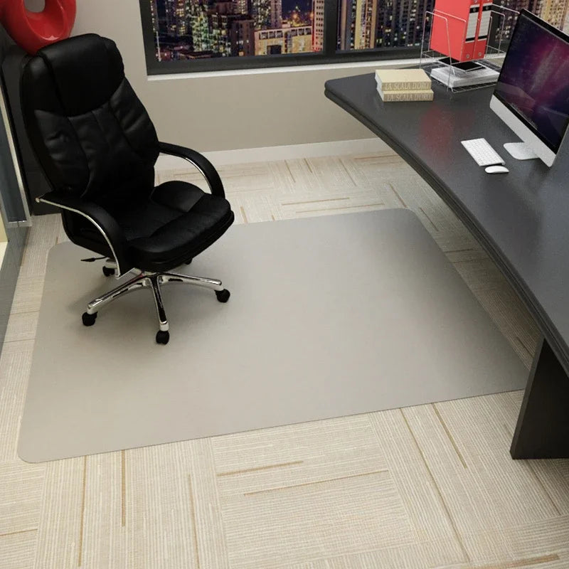 Bürostuhlmatte aus Polyester und TPR für Gaming-Stuhl, Schreibtisch und Wohnzimmer – 90 × 120 cm, gestreift, rutschfest, saugfähig, 5 Farben