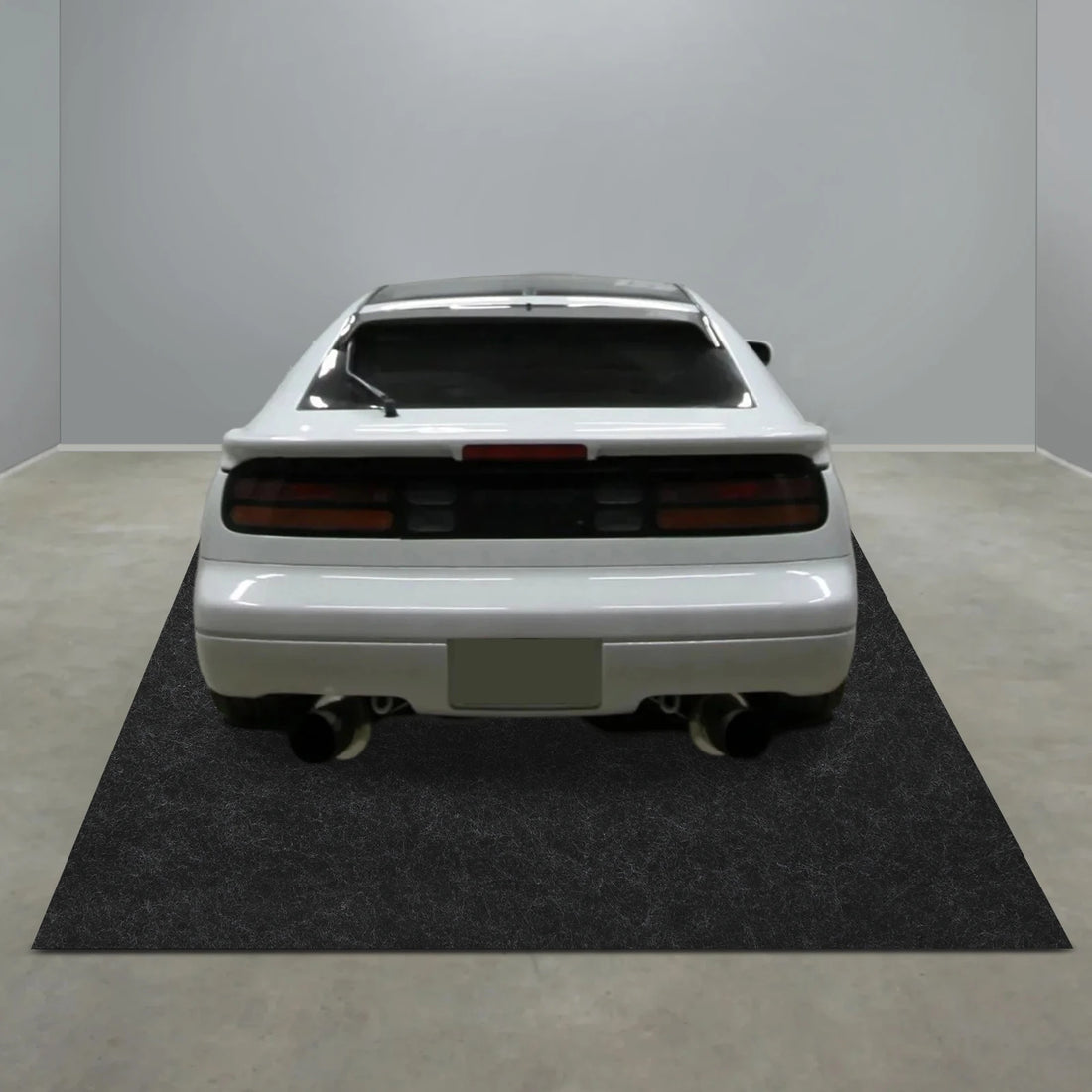 Rutschfeste Garagenbodenmatte aus Vliesstoff und PE für Garage, Lager und Werkstatt – bis 226 × 610 cm, 2,5 mm, wasserdicht, ölbeständig, Dunkelgrau
