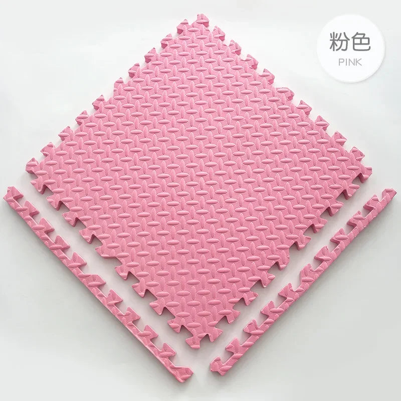 Puzzlematte aus EVA-Schaum als Spielmatte für Baby und Kinderzimmer – 30 × 30 cm je Platte, 1 cm dick, BPA-frei, 1 bis 16 Stück, 8 Farben