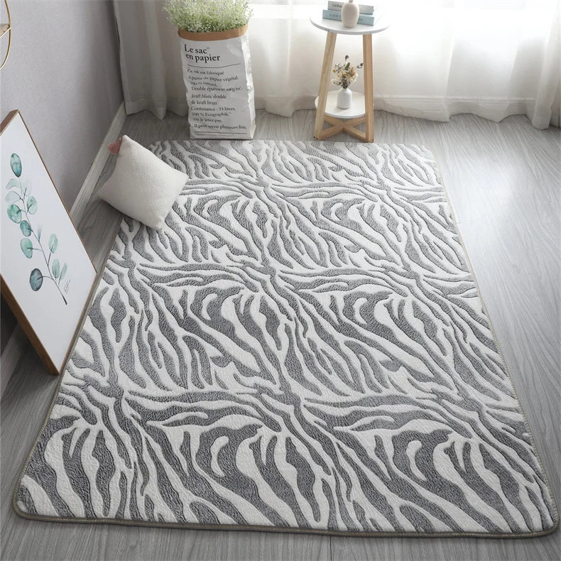 Im Dunkeln leuchtender Teppich mit 3D-Motiven für Kinderzimmer und Schlafzimmer – 40 × 60 bis 160 × 200 cm, Kurzflor, rutschfest, 12 Motive