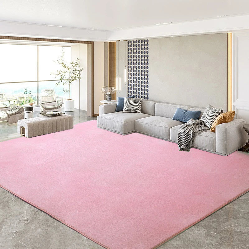 Teppich aus Korallenvlies in Uni-Farben für Wohnzimmer, Schlafzimmer und Kinderzimmer – 40 × 60 bis 200 × 200 cm, ca. 1 cm dick, 12 Farben