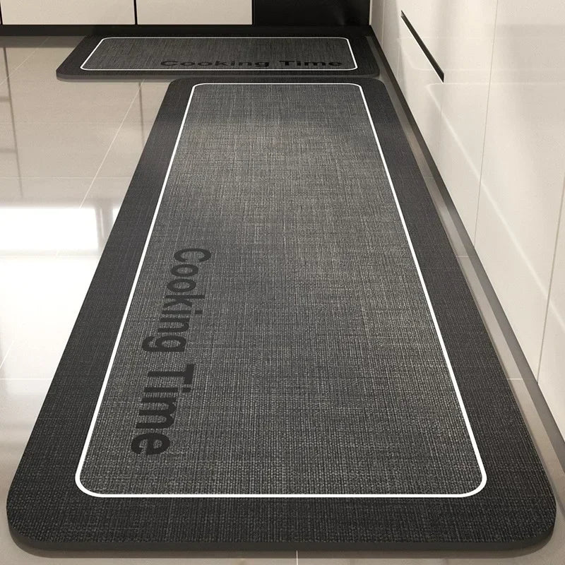 Saugfähige Küchenmatte mit Kieselgur-Oberfläche für Küche und Bad – 50 × 80 bis 160 × 230 cm, 4 mm, schnell trocknend, rutschfest, 12 Motive