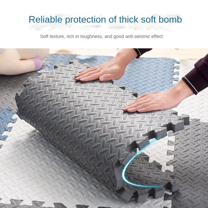 Puzzlematte aus EVA-Schaum als Spielmatte für Baby und Kinderzimmer – 30 × 30 cm je Platte, 1 cm dick, BPA-frei, 1 bis 16 Stück, 8 Farben