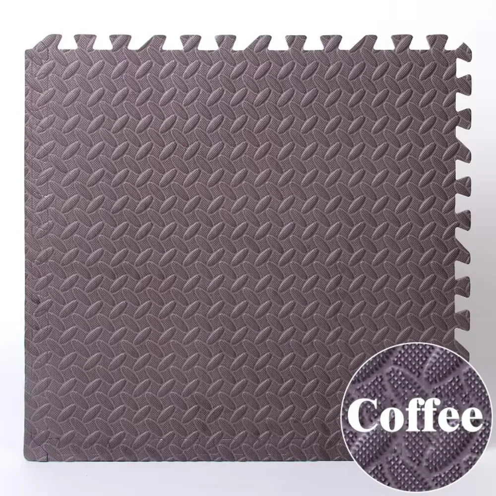 Puzzlematte aus EVA-Schaum als Sport- und Fitnessmatte für Zuhause – 30 × 30 × 1 cm je Platte, rutschfest, wasserdicht, 2 bis 16 Stück, 13 Farben