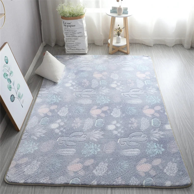 Im Dunkeln leuchtender Teppich mit 3D-Motiven für Kinderzimmer und Schlafzimmer – 40 × 60 bis 160 × 200 cm, Kurzflor, rutschfest, 12 Motive