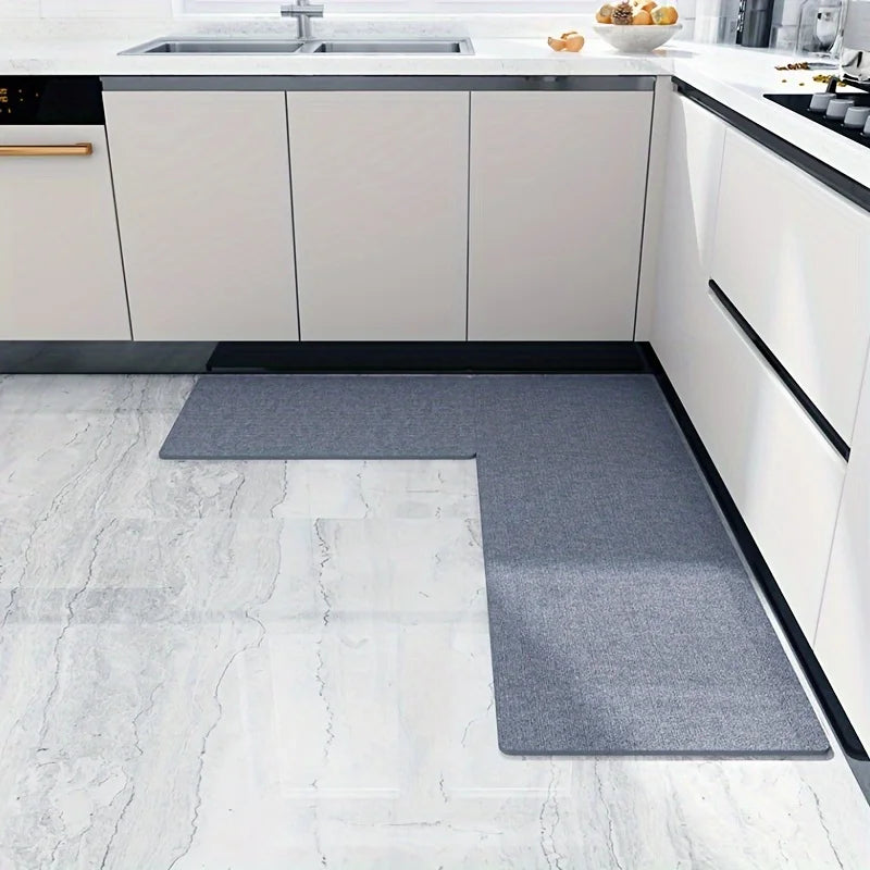 Selbstklebender Teppich von der Rolle für Küche, Flur und Eingang – 40 × 100 bis 40 × 300 cm, gestreift, rutschfest, PVC-Rücken, 11 Farben