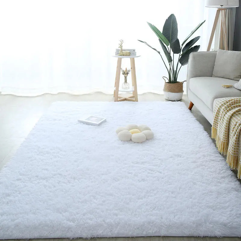 Shaggy-Teppich uni oder mit Zickzackmuster für Wohnzimmer, Schlafzimmer und Kinderzimmer – 40 × 60 bis 160 × 230 cm, ca. 4 cm Flor, 18 Farben
