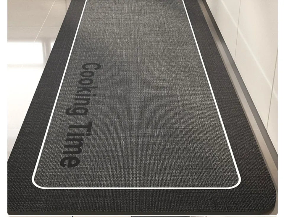 Saugfähige Küchenmatte mit Kieselgur-Oberfläche für Küche und Bad – 50 × 80 bis 160 × 230 cm, 4 mm, schnell trocknend, rutschfest, 12 Motive