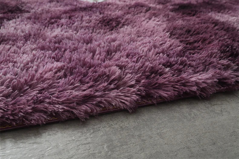 Flauschiger Shaggy-Teppich aus Kunstfell für Wohnzimmer und Kinderzimmer – 40 × 60 bis 160 × 200 cm, rechteckig, rutschfest, waschbar, 13 Designs