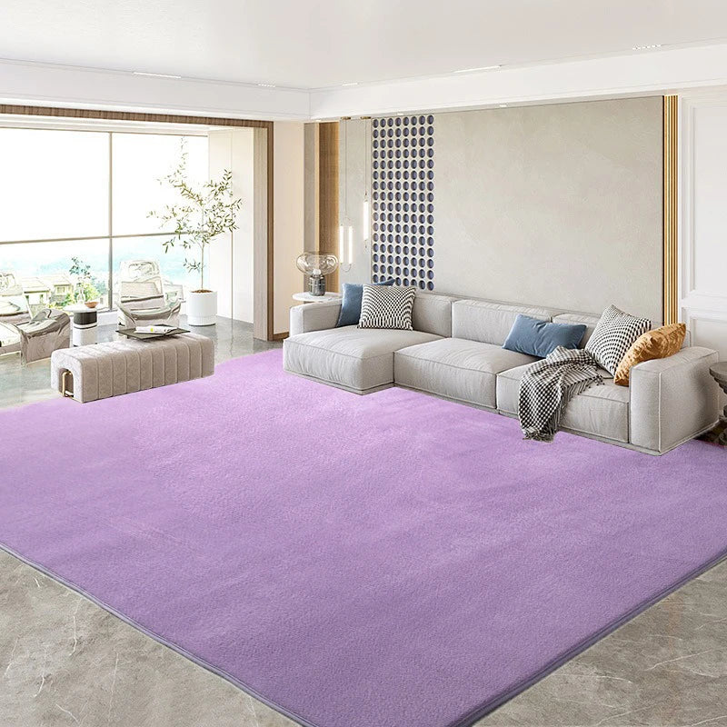 Teppich aus Korallenvlies in Uni-Farben für Wohnzimmer, Schlafzimmer und Kinderzimmer – 40 × 60 bis 200 × 200 cm, ca. 1 cm dick, 12 Farben