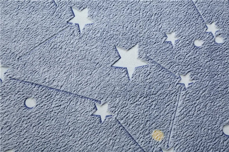 Im Dunkeln leuchtender Teppich mit 3D-Motiven für Kinderzimmer und Schlafzimmer – 40 × 60 bis 160 × 200 cm, Kurzflor, rutschfest, 12 Motive