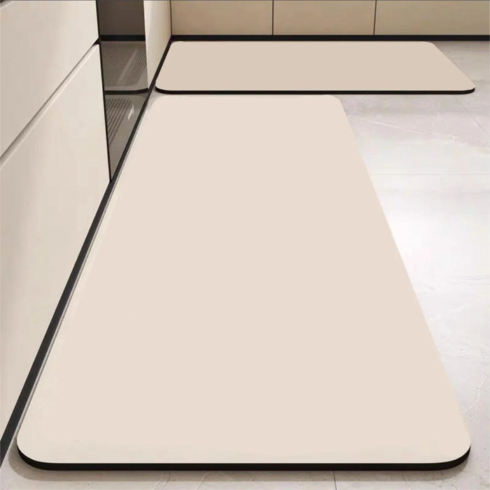 Kieselgur-Küchenmatte mit geometrischem Muster für Küche, Bad und Schlafzimmer – 40 × 60 bis 60 × 160 cm, abwischbar, saugfähig, rutschfest, 13 Motive